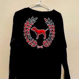 Pink long sleeve pocket T